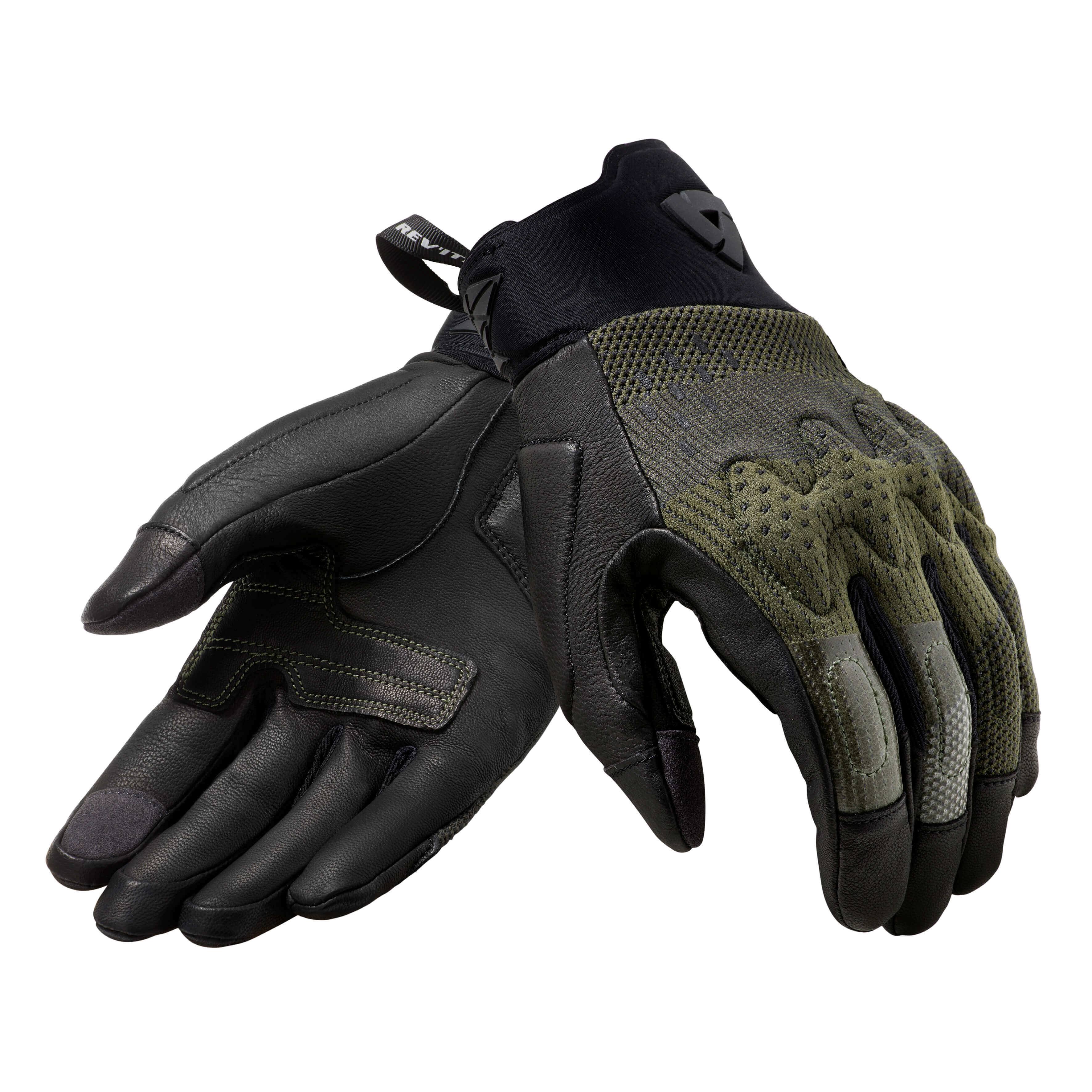 Revit Kinetic Gloves Black-Brown XL