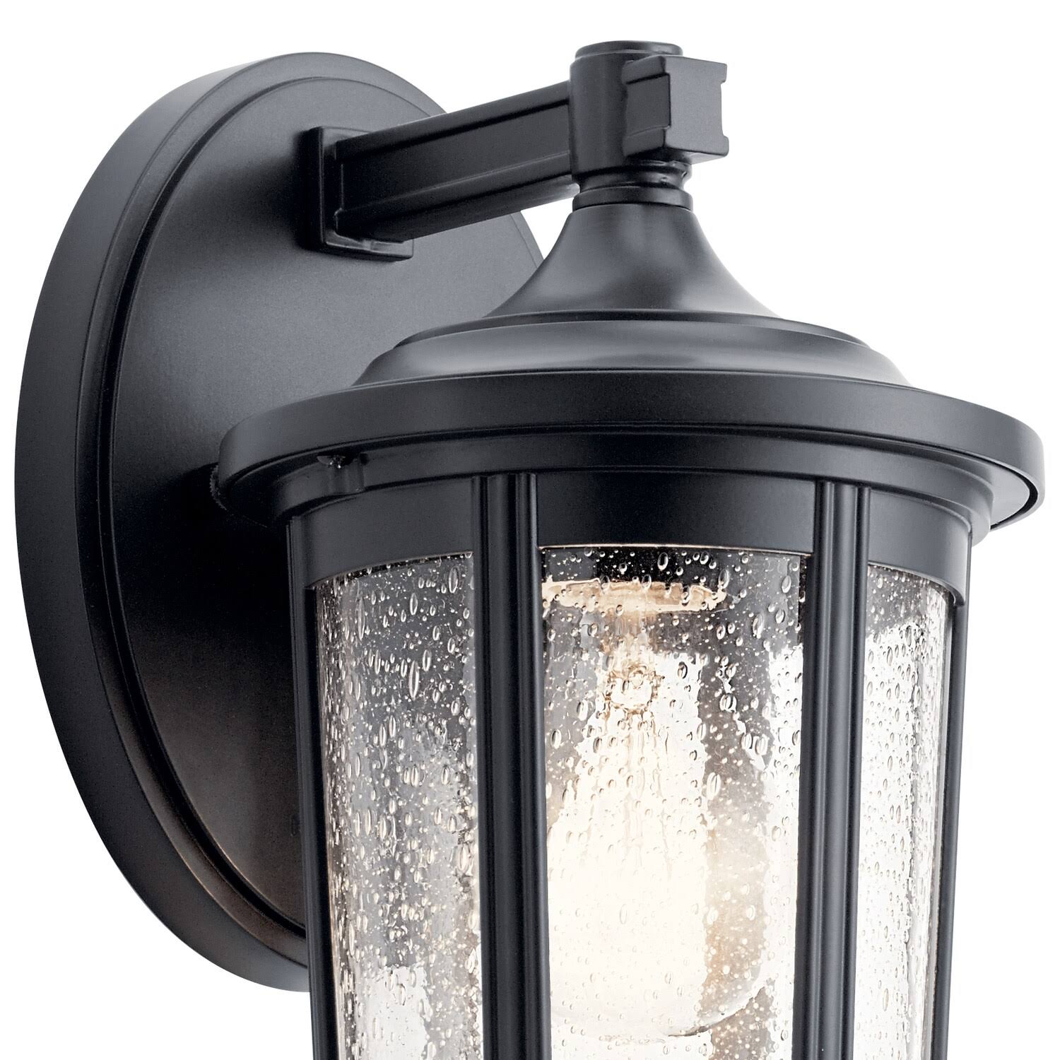 Kichler 49892BK Fairfield 1 Light 11 inch Black Outdoor Wall Small