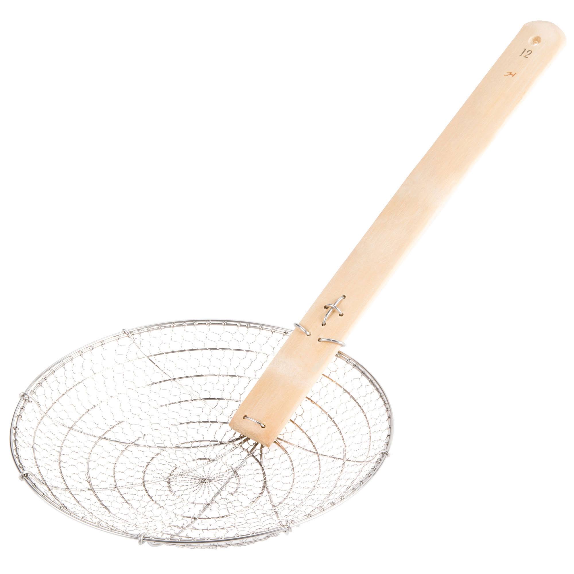 Thunder Group 12x22 Bamboo Handle Skimmer,2 Packs