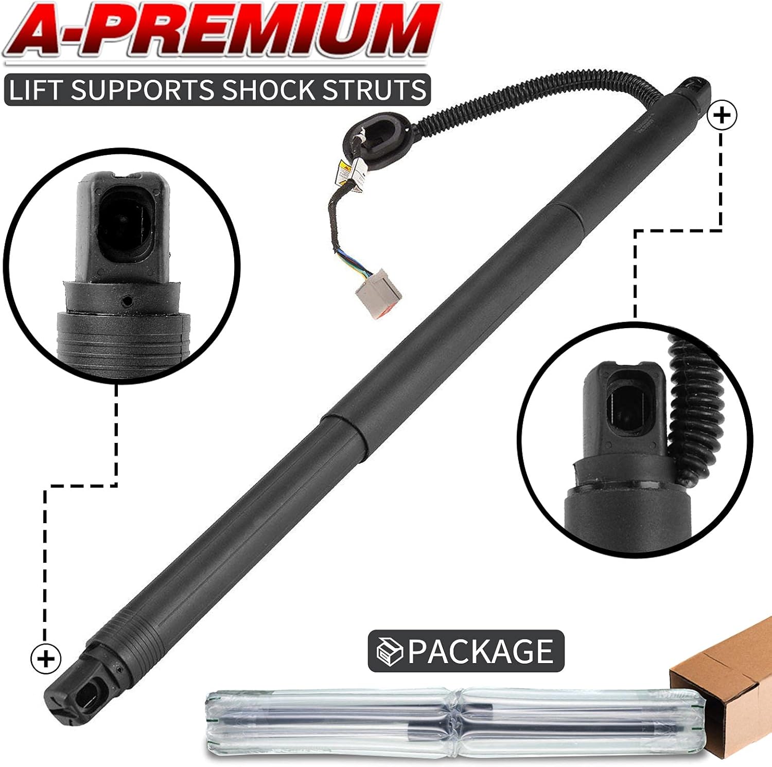 A-Premium Rear Left Tailgate Power Lift Support Shock Strut Compatible with Cadillac Escalade ESV 2015-2019 Chevrolet Suburban Tahoe GMC Yukon Yukon XL 2015-2020