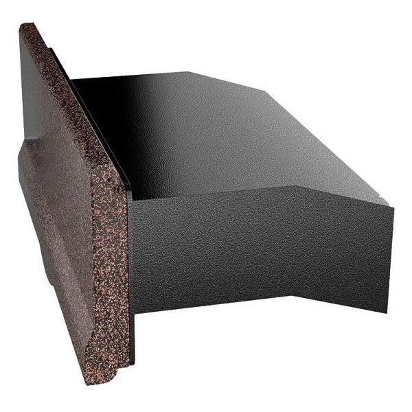 Qualarc LM6-46-AC Liberty Antique Copper Color Letter Plate with 6 in. Chute Wall Liner