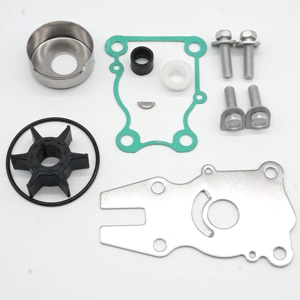 New Water Pump Impeller Repair Kit Replaces Yamaha F40 F50 F60HP Outboard 63D-W0078-01-00