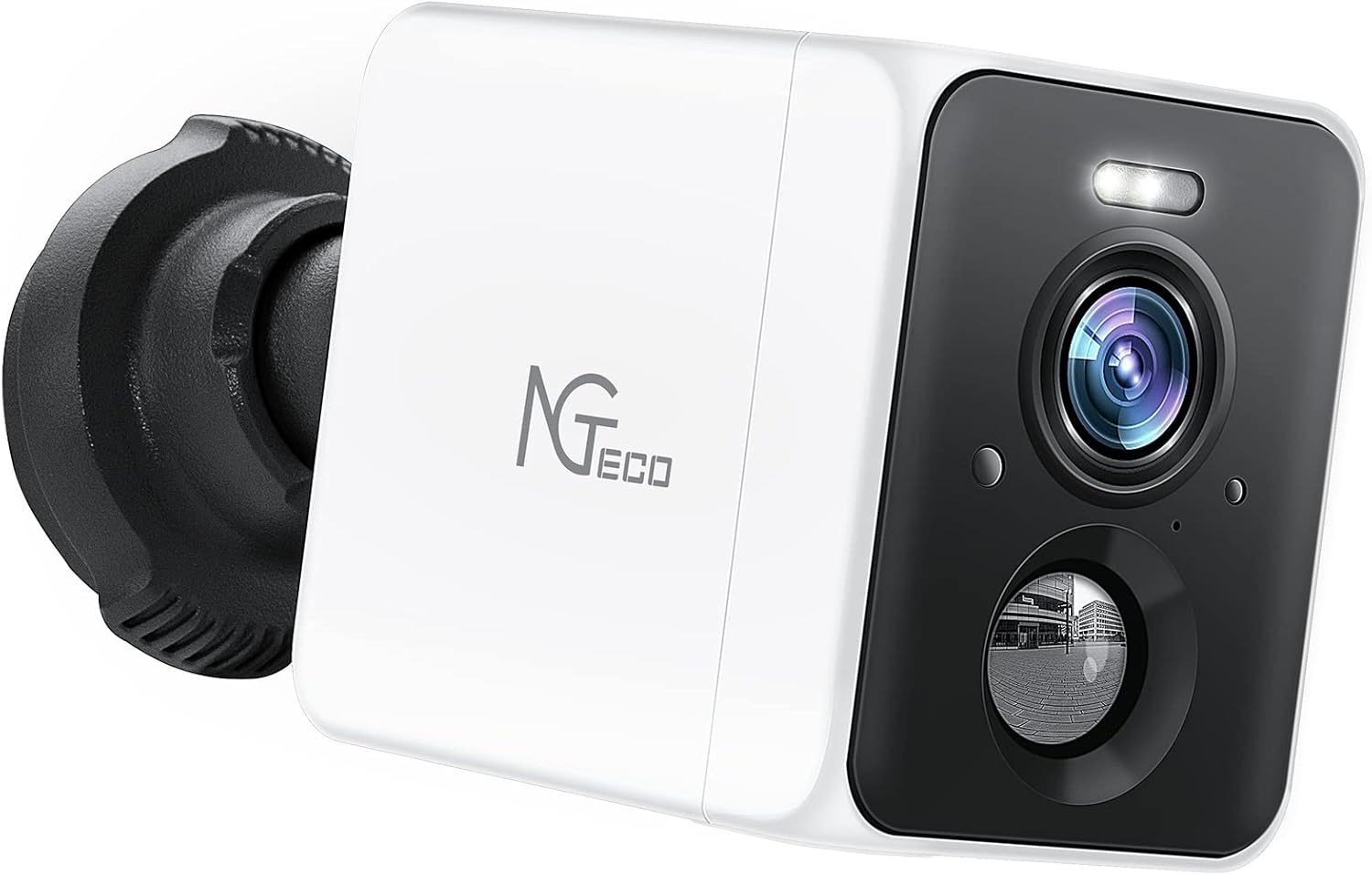 4MP Wireless Security Camera Outdoor: NGTeco WiFi IP Battery Powered Cam for Home Surveillance System with AI Motion Detection, Color Night Vision, Activity Zone, 2 Way Audio, Siren, Waterproof