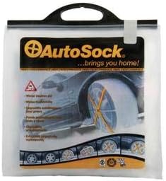 AUTOSOCK AS685 Traction Wheel and Tire Cover for Ice & Snow Easy Install Tire Chain Alternative with Emergency Safety Flare
