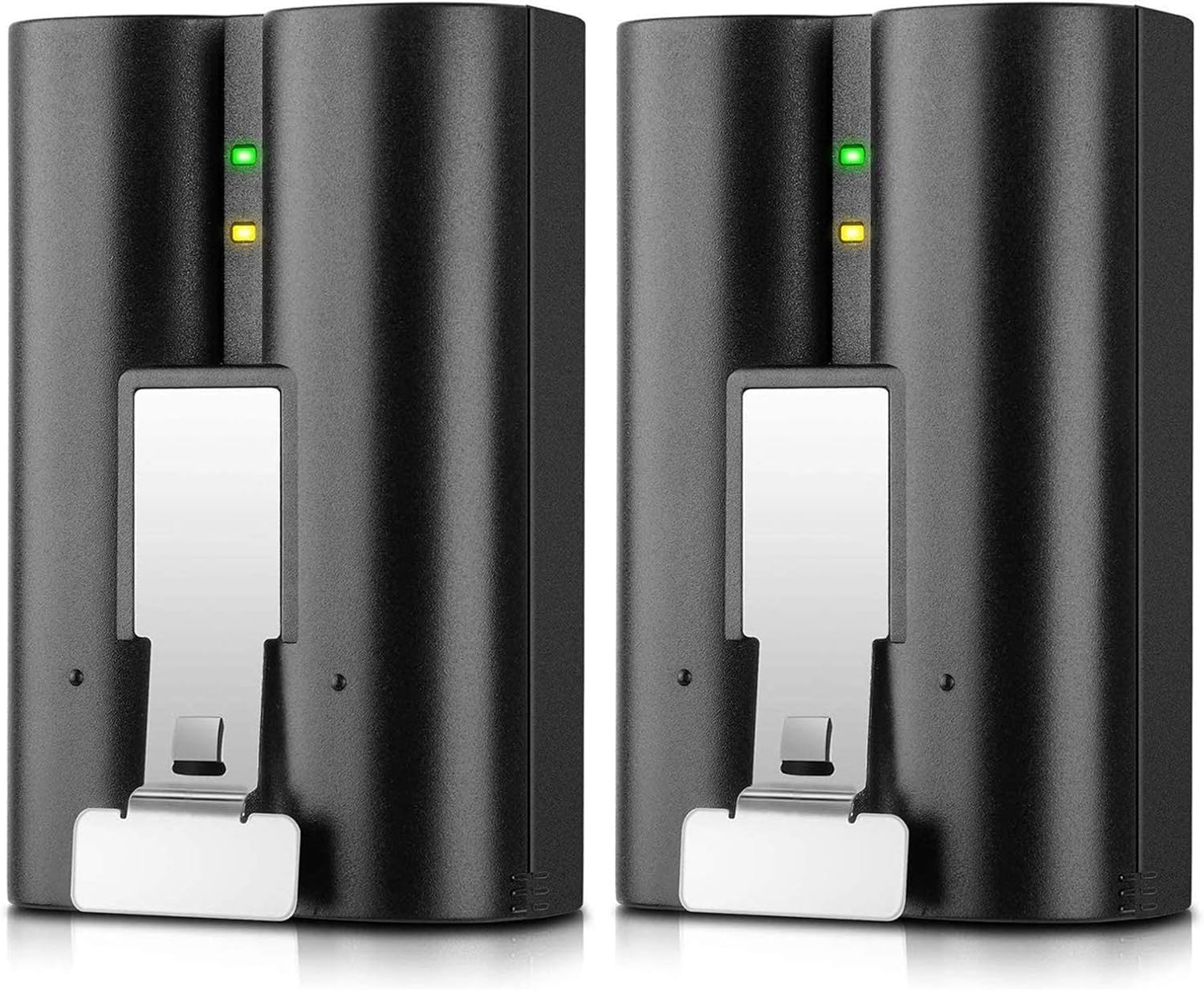 2 Packs Rechargeable 3.65V Lithium-Ion Battery Compatible with Ring-Doorbell, for Video Doorbell 2/3/4, Stick Up Cam Battery and Spotlight Cam Battery 6040mAh (2pcs Battery)