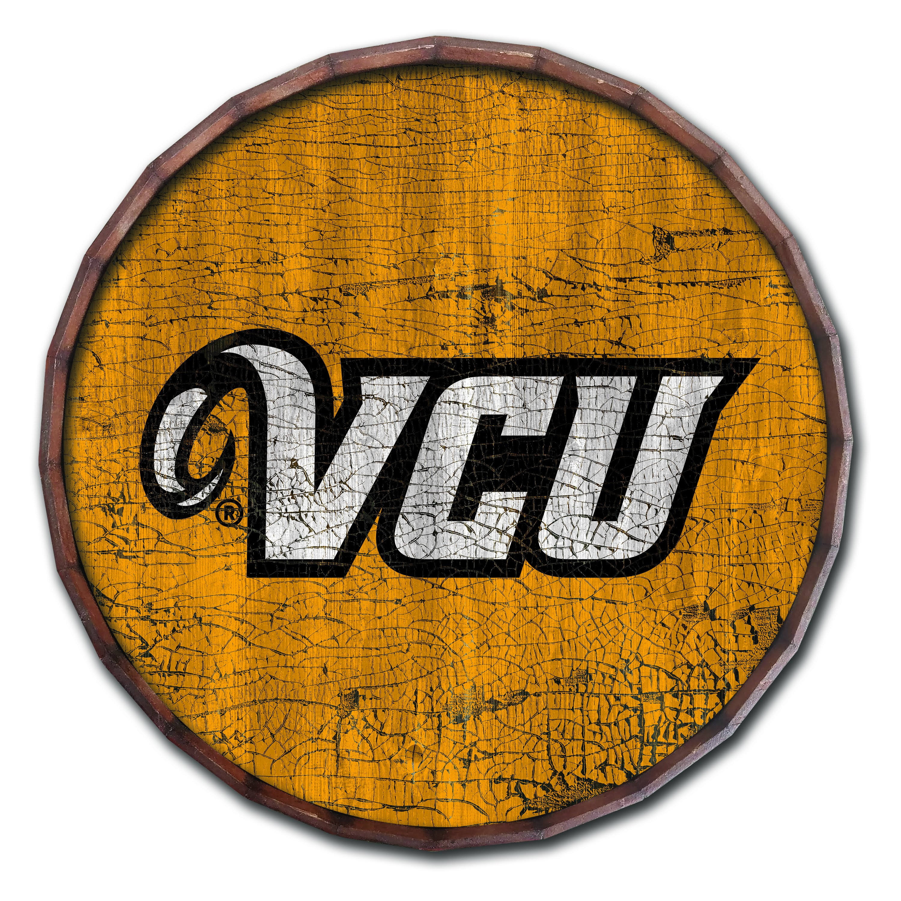 VCU Rams Cracked Color Barrel Top - 24x22
