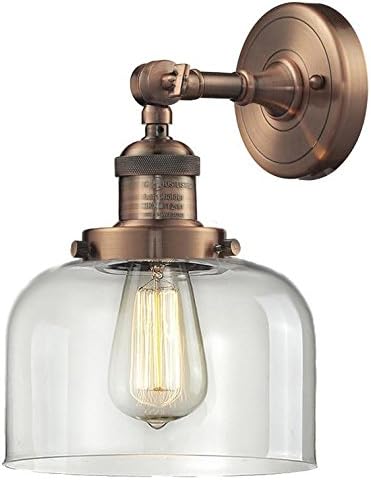 Innovations Lighting 203-AC-G72 1 Light Sconce, Antique Copper