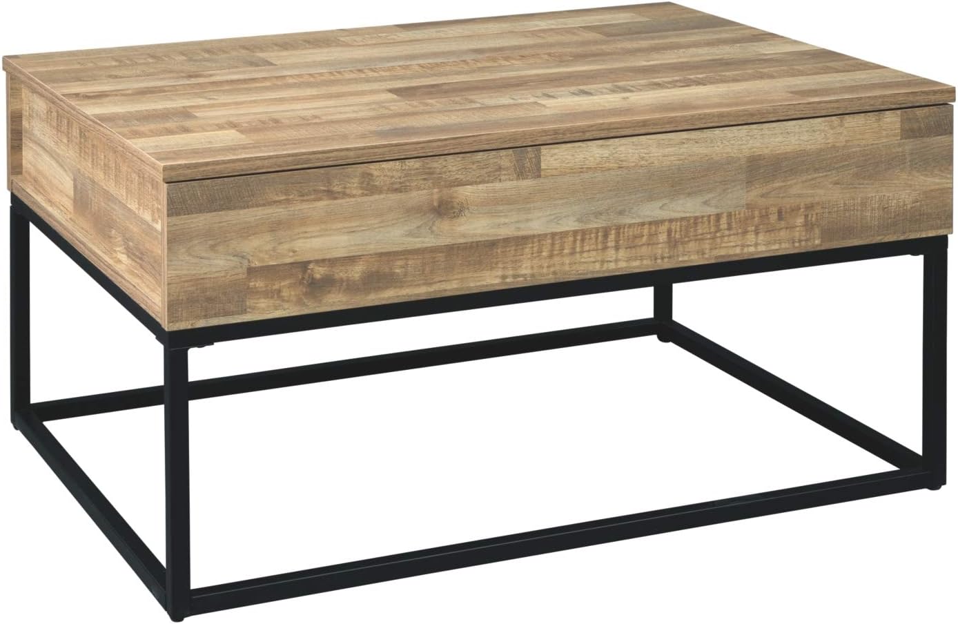 Signature Design by Ashley - Yarlow Contemporary Lift Top Cocktail Table - Black