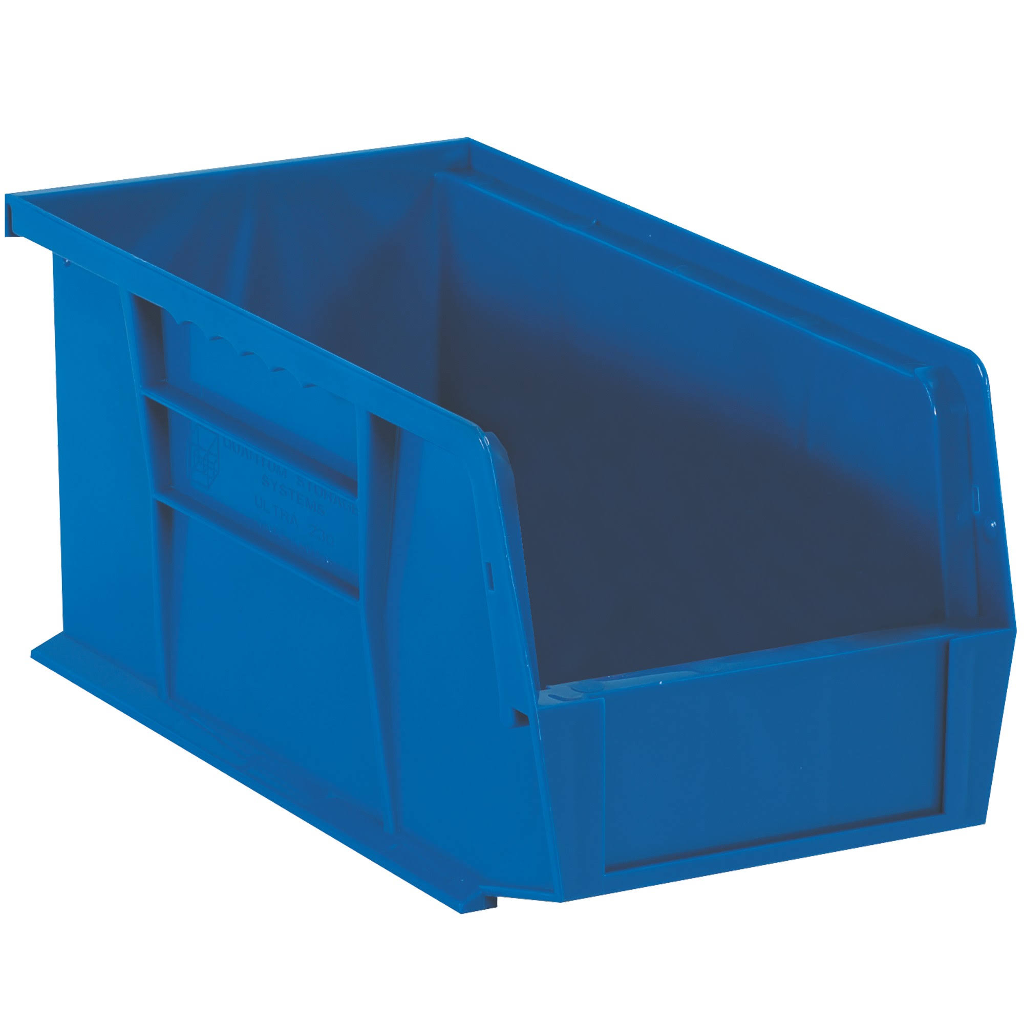 Box Partners Plastic Stack u0026 Hang Bin Boxes 18x22 x 8 1/4x22 x 9x22 Blue 6/Case BINP1889B