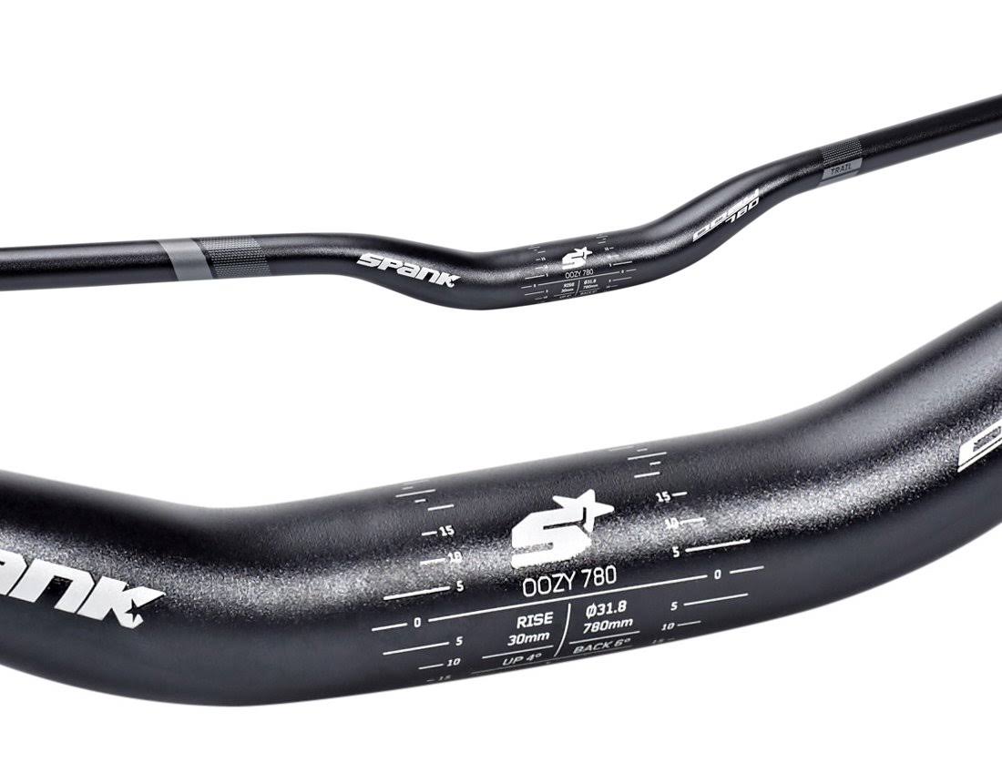 Spank Oozy Trail 780 Riser Bar: Black/Gray, 30mm