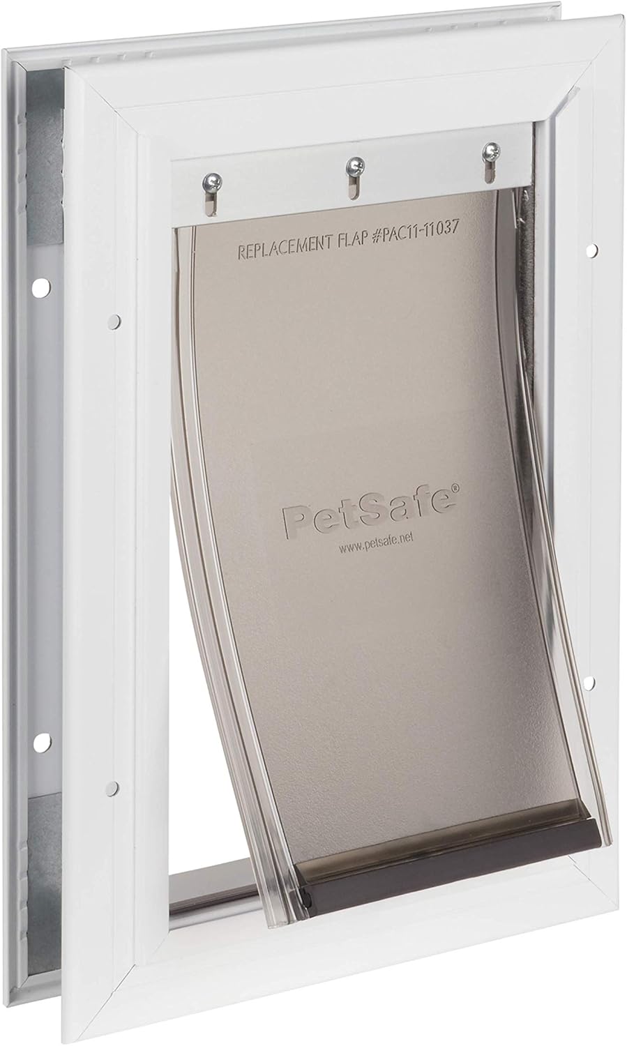 PetSafe Freedom Aluminum Dog Door or Cat Door - Solid Durable Frame, Flexible Tinted Magnetic Vinyl Flap with Slide-In Closing Panel - DIY, Easy to Install - For Small, Medium, Large, X-Large Breeds Pack of 2