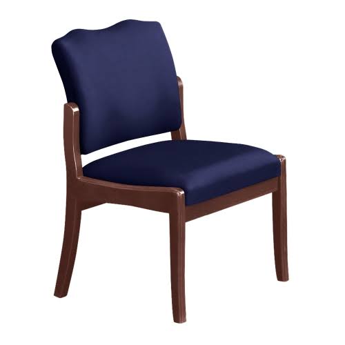 Spencer Side Chair in Solid Fabric Black Solid Fabric/Medium Frame