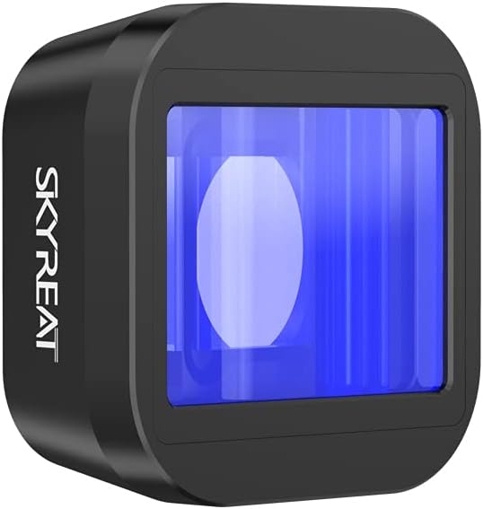 Skyreat 1.33x Anamorphic Lens Compatible with Gopro Hero 9 10 Black Action Camera Filmmakers Full Cinematic Video Accessories