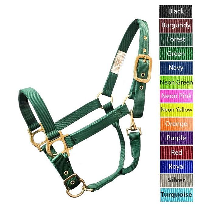 Valhoma 3360-BK-M Bacs Halter Black - 800-1100 lbs - Medium