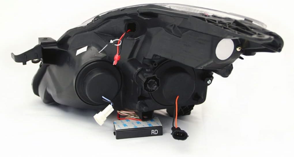 ANZO For Nissan Altima 2008-2010 Projector Headlights w/Halo Black | 121395