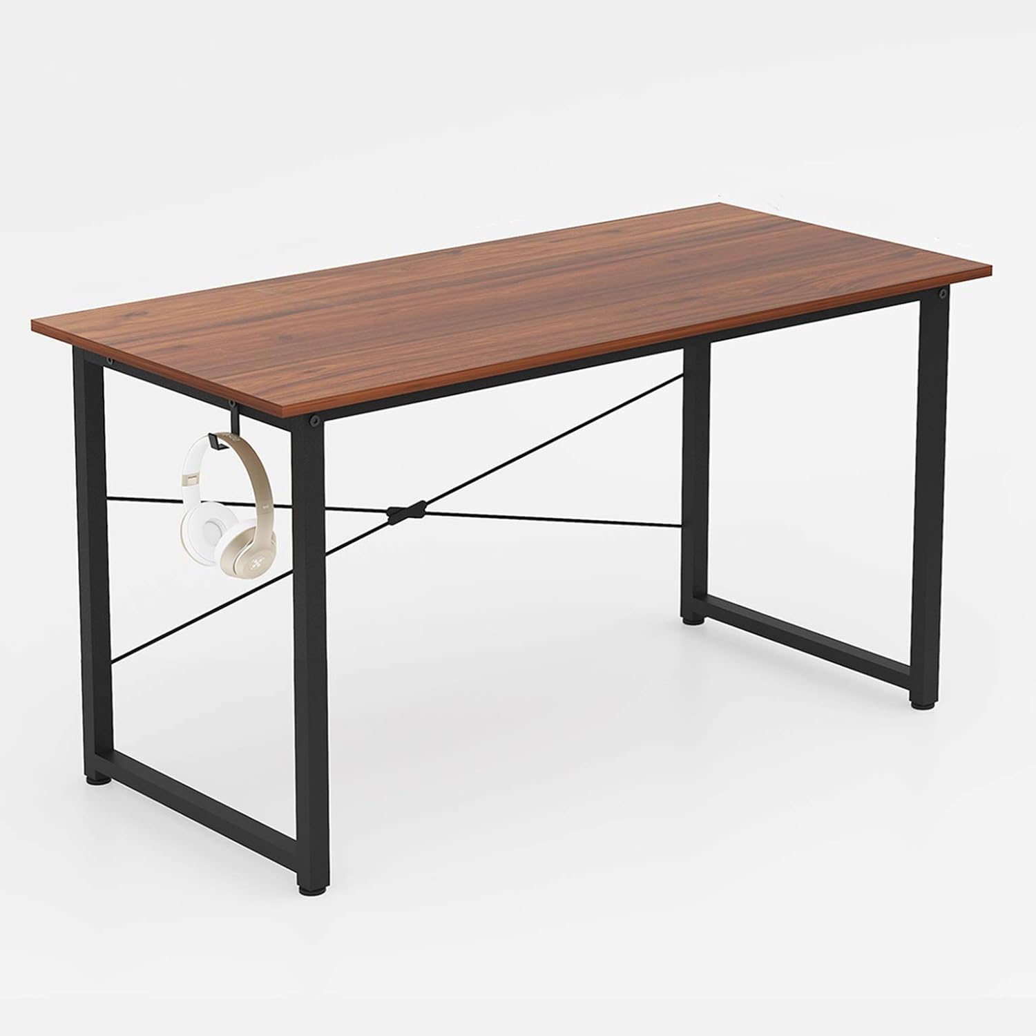 Home Office Computer Desk，SOHO Writing Desk，Modern Simple Style Laptop Table, Workstation with X-Rod Reinforcement (47