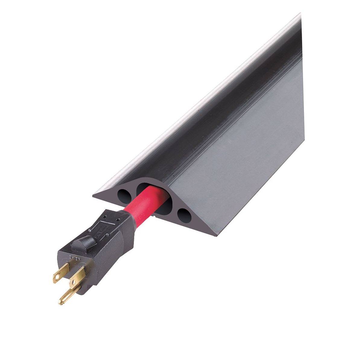 Checkers RFD4-10 Cable Protector,1 Channel,Black,10 ft. L