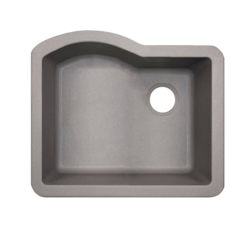 Swan Surfaces 24&& L x 21&& W Undermount Kitchen Sink, Silver
