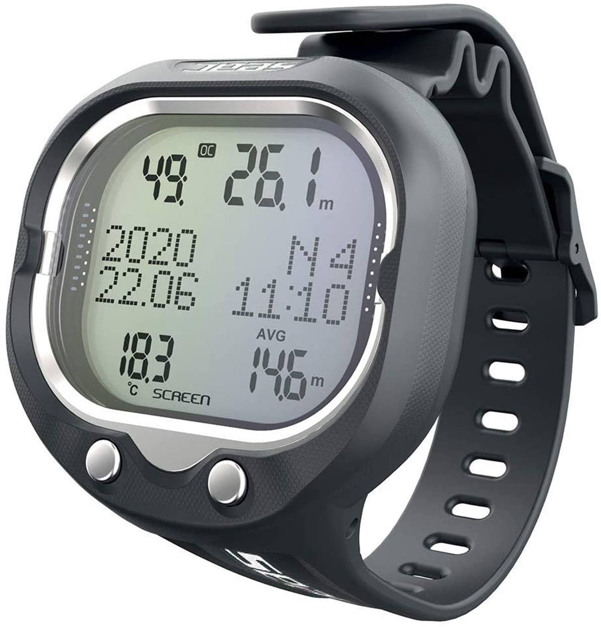 Seac Screen Wrist Dive Computer - Black/White