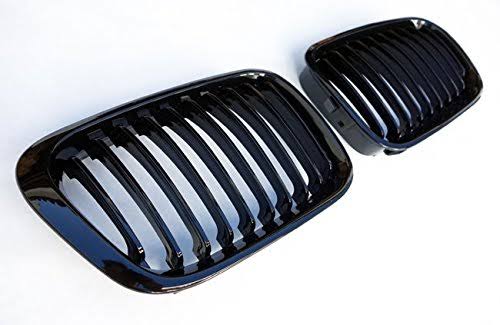 OriginalEuro 1134028 Gloss Black Kidney M Tech Euro Front Hood Sport Grill for BMW 3 Series 4D E46 98-01