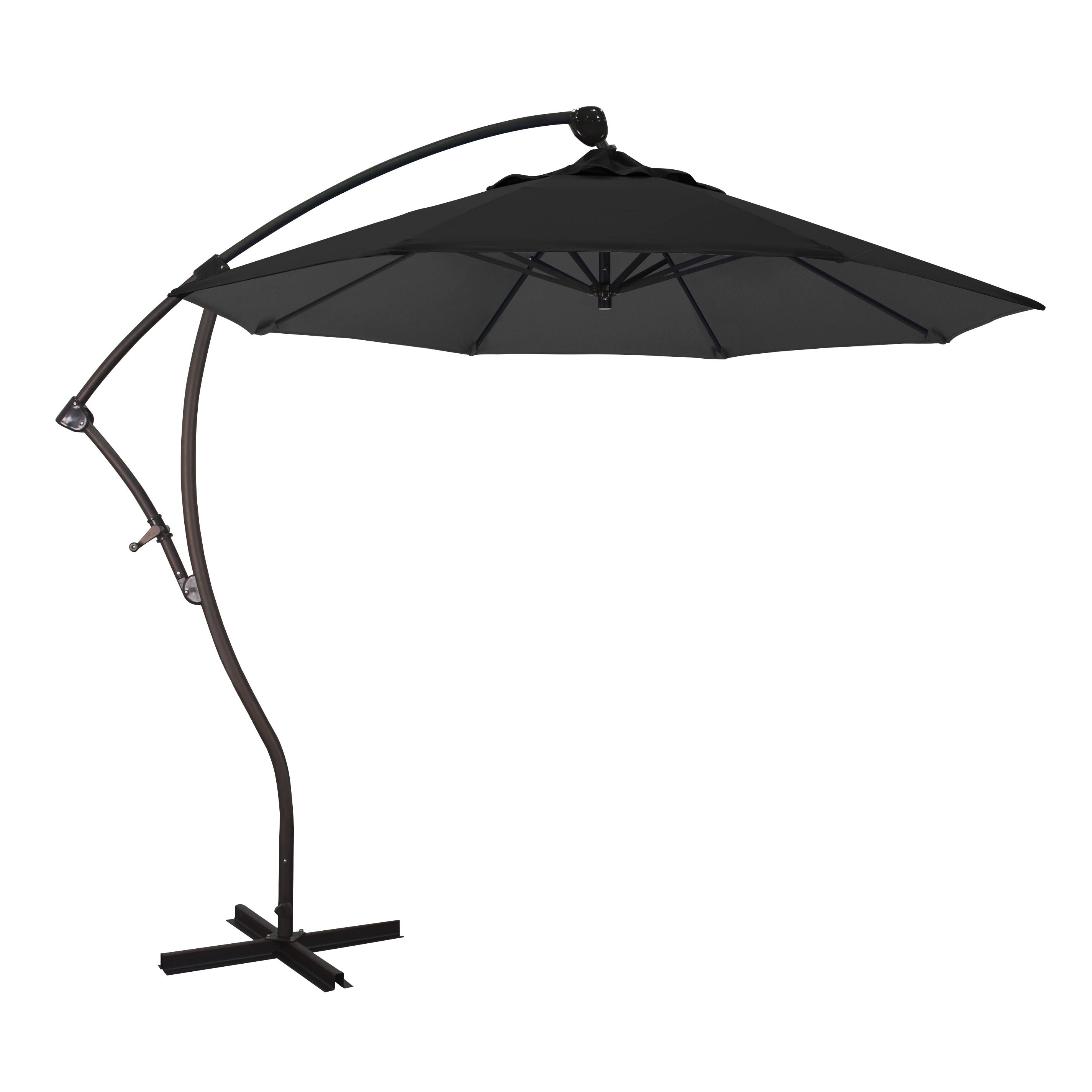 California Umbrella 9& Cantilever Umbrella; Black