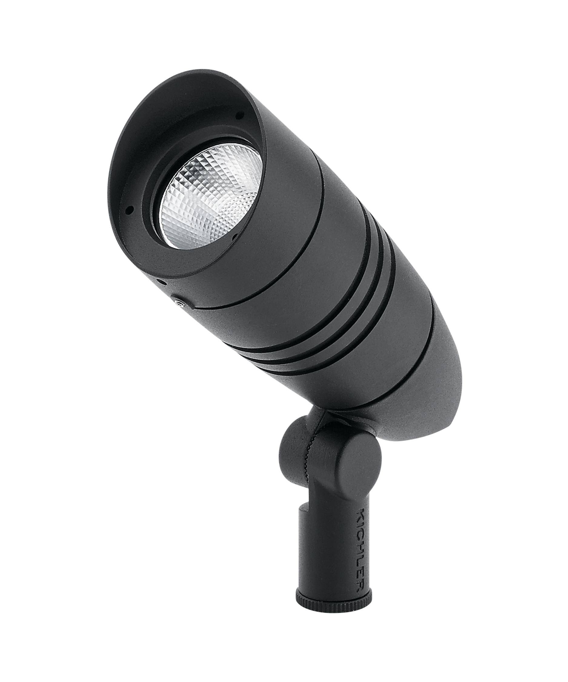 Kichler Lighting 16212BKT30 Textured Black Landscape LED Accent Light