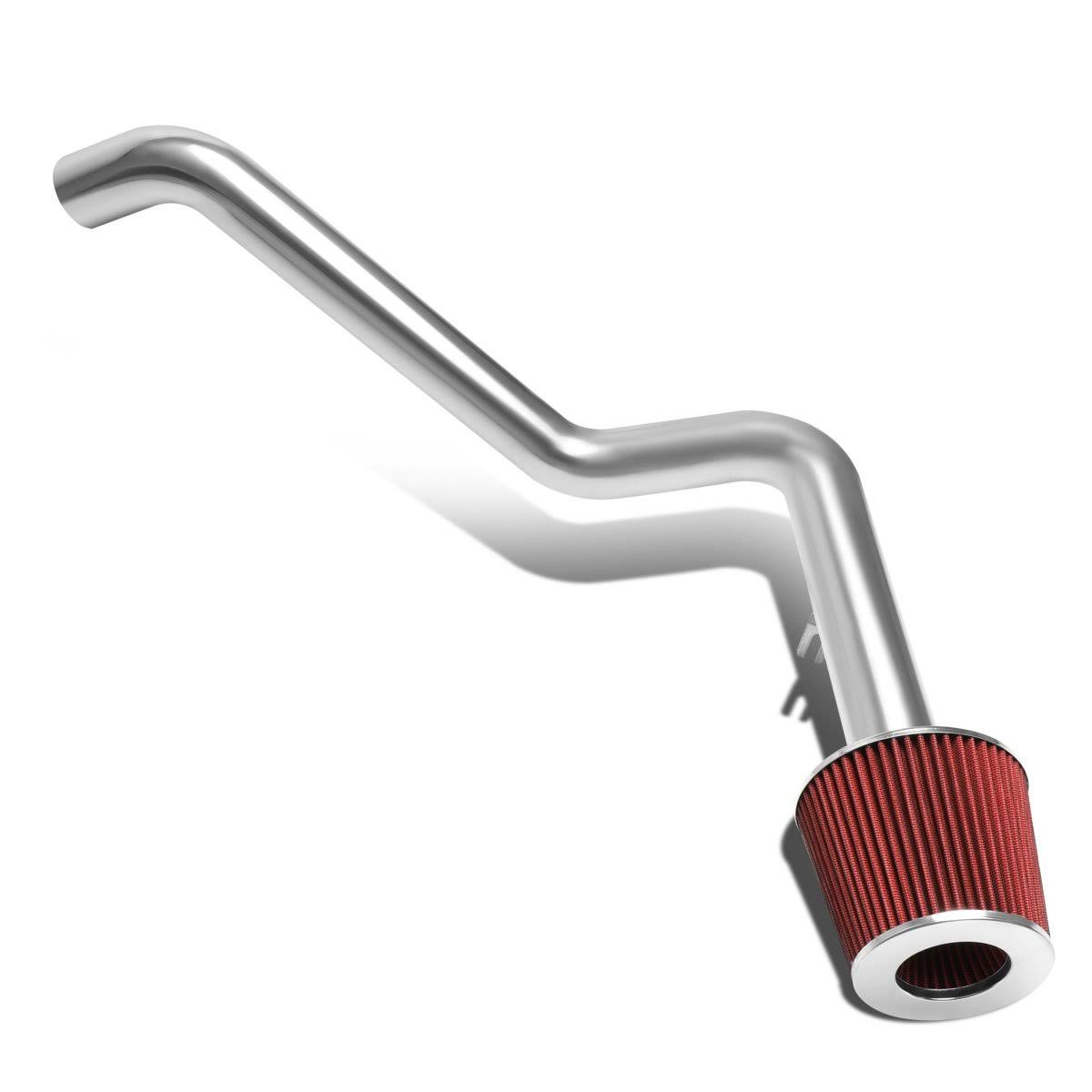 DNA Motoring for 1998 to 2002 Honda Accord 2.3L Lightweight Hi-Flow Cold Air Intake System+Red Cone Filter 99 00 01