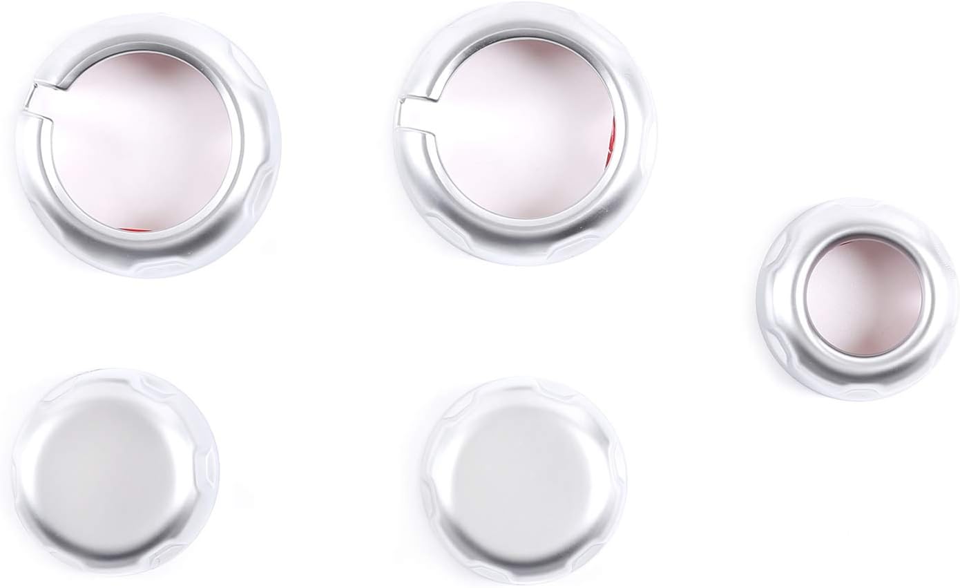 YIWANG for Land Rover Range Rover Sport L320 2005 2006 2007 2008 ABS Chrome Car Air Conditioner Volume Knob Cover Trim Car Accessories