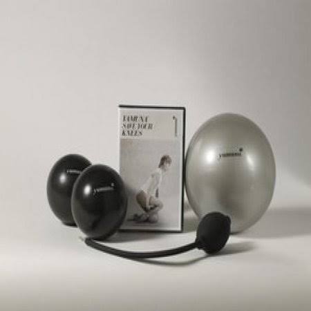 Yamuna Body Rolling Save Your Knees from Pain Kit Two Black Rolling Balls, Yamuna Silver Ball, Yamuna Pump, Save Your Knees DVD