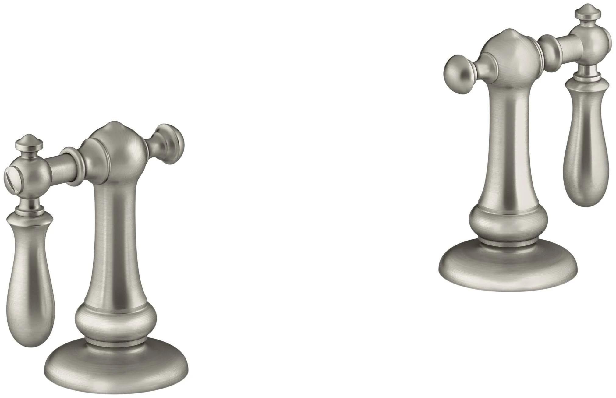 Kohler K-98068-9M-BN Artifacts Bathroom Sink Swing Lever Handles - Brushed Nickel