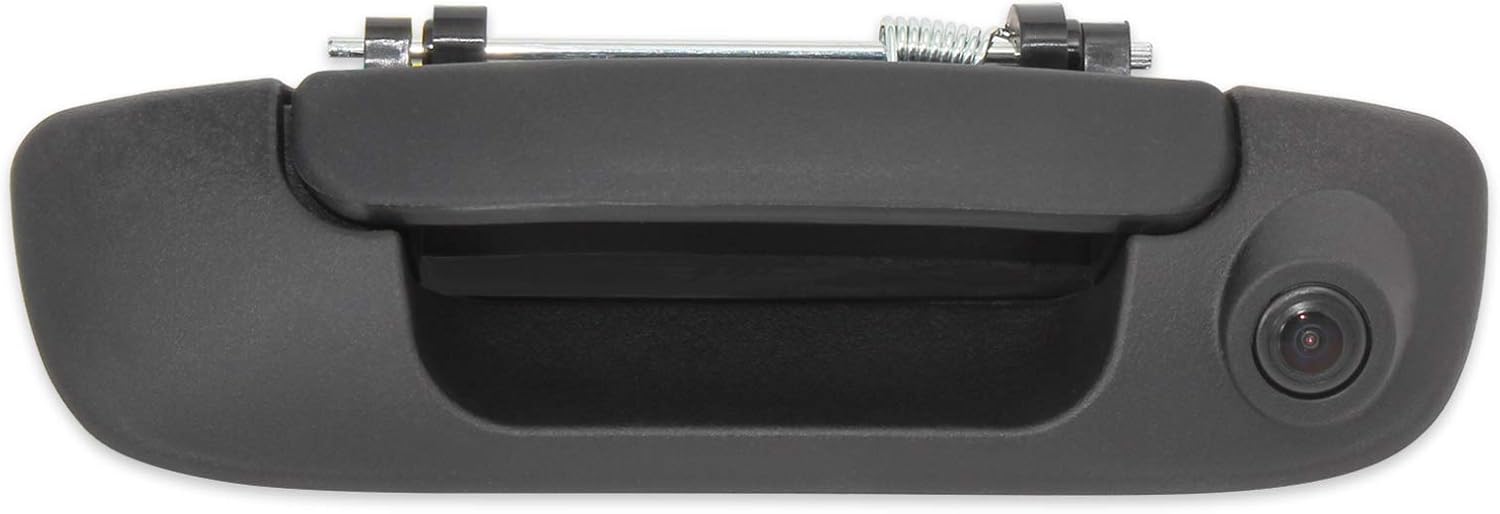 EWAY Tailgate Handle Backup Rear View Camera for Dodge Ram 1500 2500 3500 2002-2008 Waterproof Vehicle Safety Night Vision Reversing Backing Cameras Black