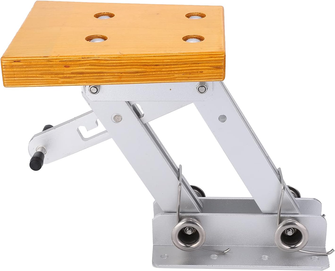 Boat Outboard Motor Bracket Kicker, Outboard Motor Mount 2 Stroke Aluminum Marine Board Heavy Duty Adjustable up to 13.4in