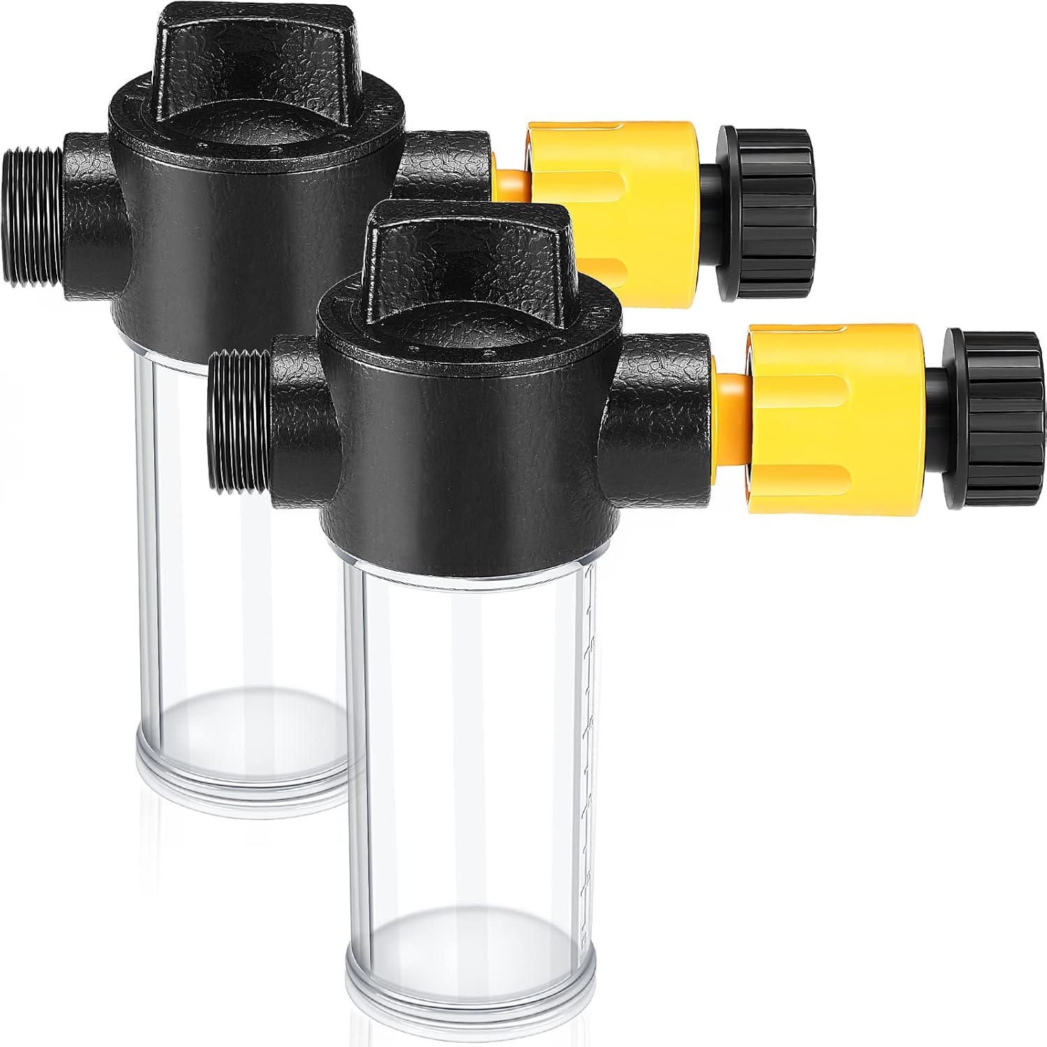 Boat Engine Flush Mixer Liquid Flow Valve for Salt Remover Solution Ideal to Flush Outboard and Inboard Engines Connects with Garden Hose, Spray Nozzle, Engine Flusher Pack of 2