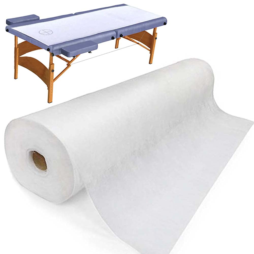 Karlash Disposable Non Woven Bed Sheet Roll Massage table paper roll 30gms Thick (Pack of 4)