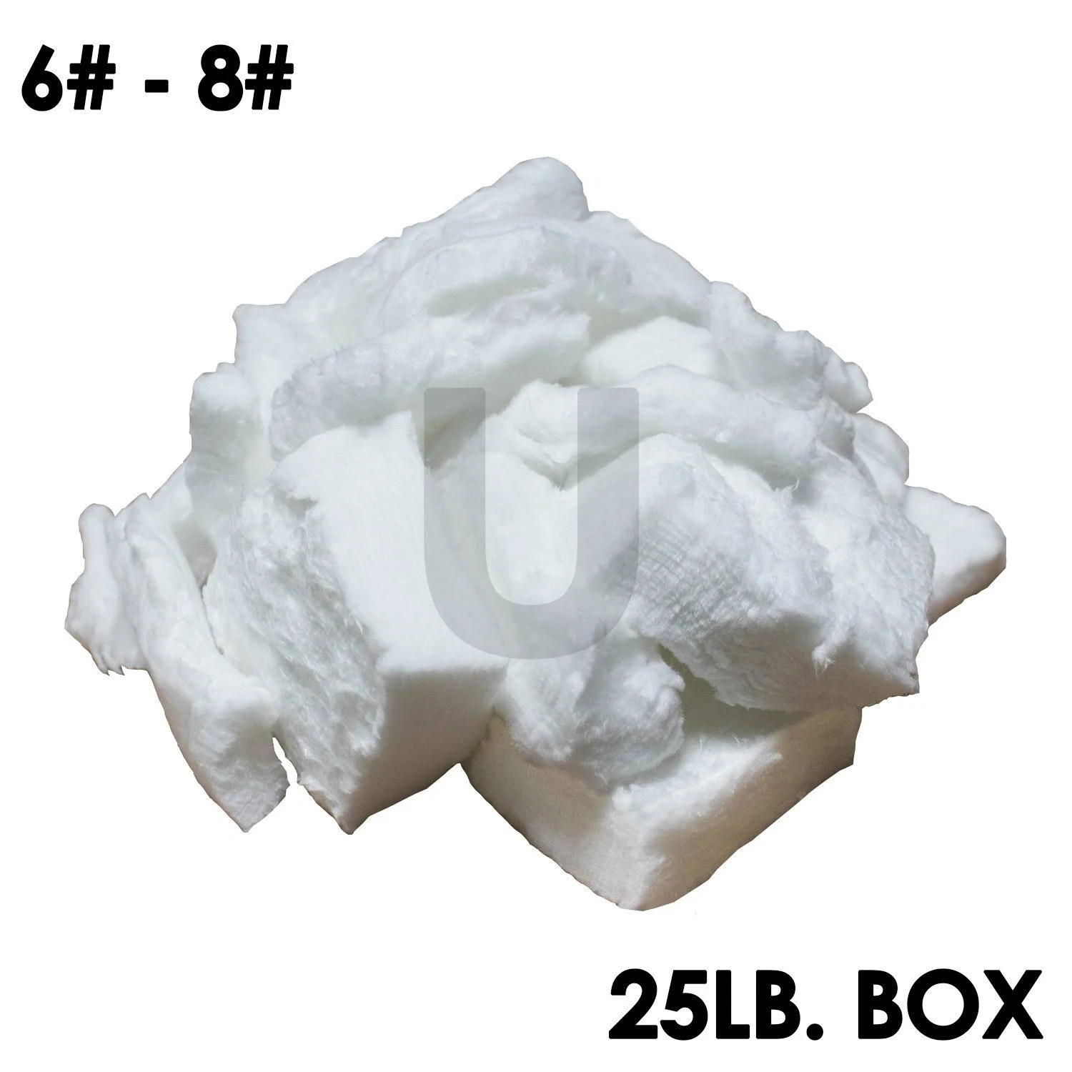 Unitherm Ceramic Bulk Fiber (6-8#Densities 2300F) 24L x 18W x 18H 25 lbs (R-Value 56.75) Box for Chimney and Furnace Insulation
