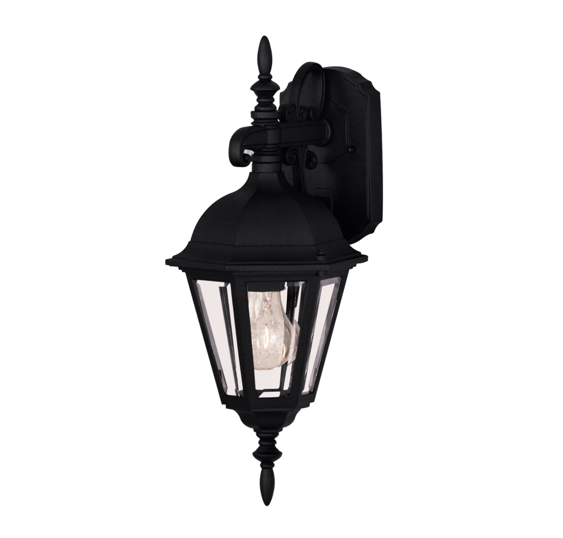 Savoy House Exterior 07075-blk Outdoor Wall Lantern, Black