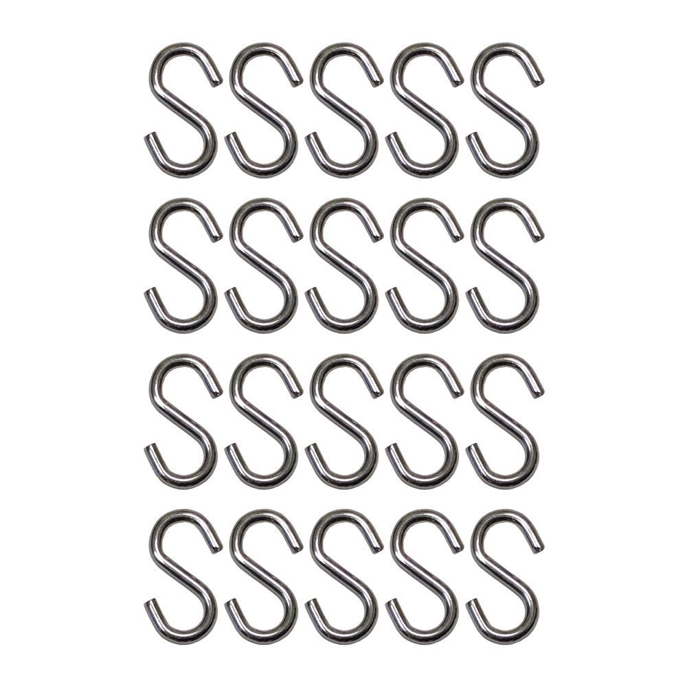 S Hook - Marine Grade 316 Stainless Steel 1.56