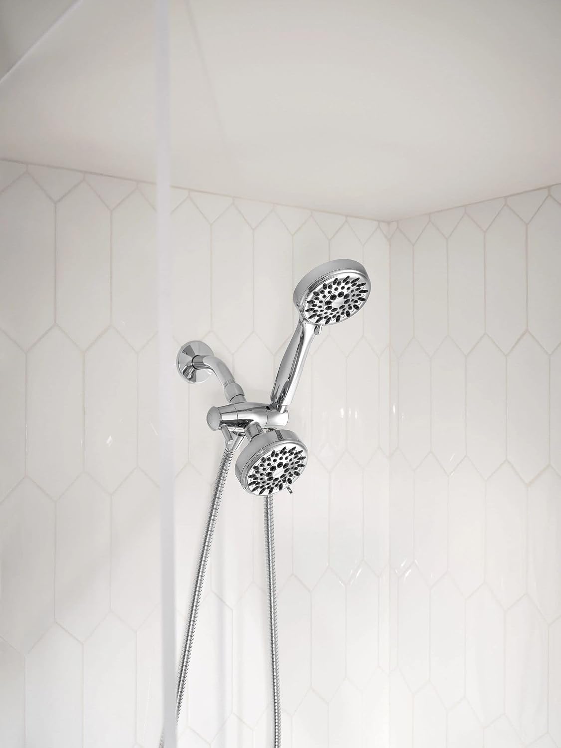 Moen 20016 Ignite Dual Hand Held And Multi Function Shower Head Combo Package With Hose And Diverter, Chrome