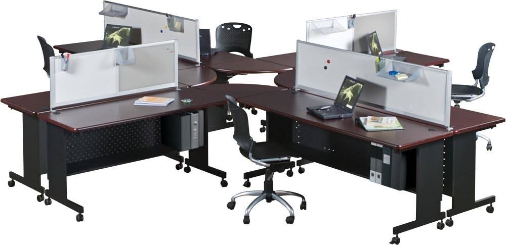 Desktop Privacy Panel - 66x22 Porcelain