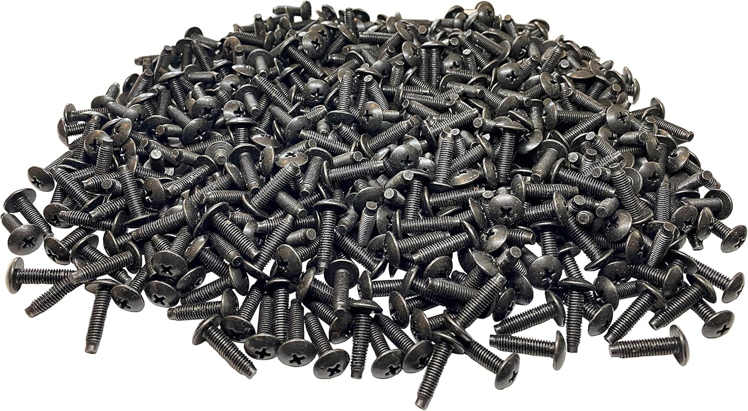 10-32 Pilot Point Rack Mount Screws 500 Pack - USA Made! Pack of 2