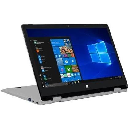 Evoo EV-EL2in1-116-2-BK 11.6& FHD Touchscreen Celeron N3350 1.1GHz 4GB Ram 32GB eMMC Win 10 S Black