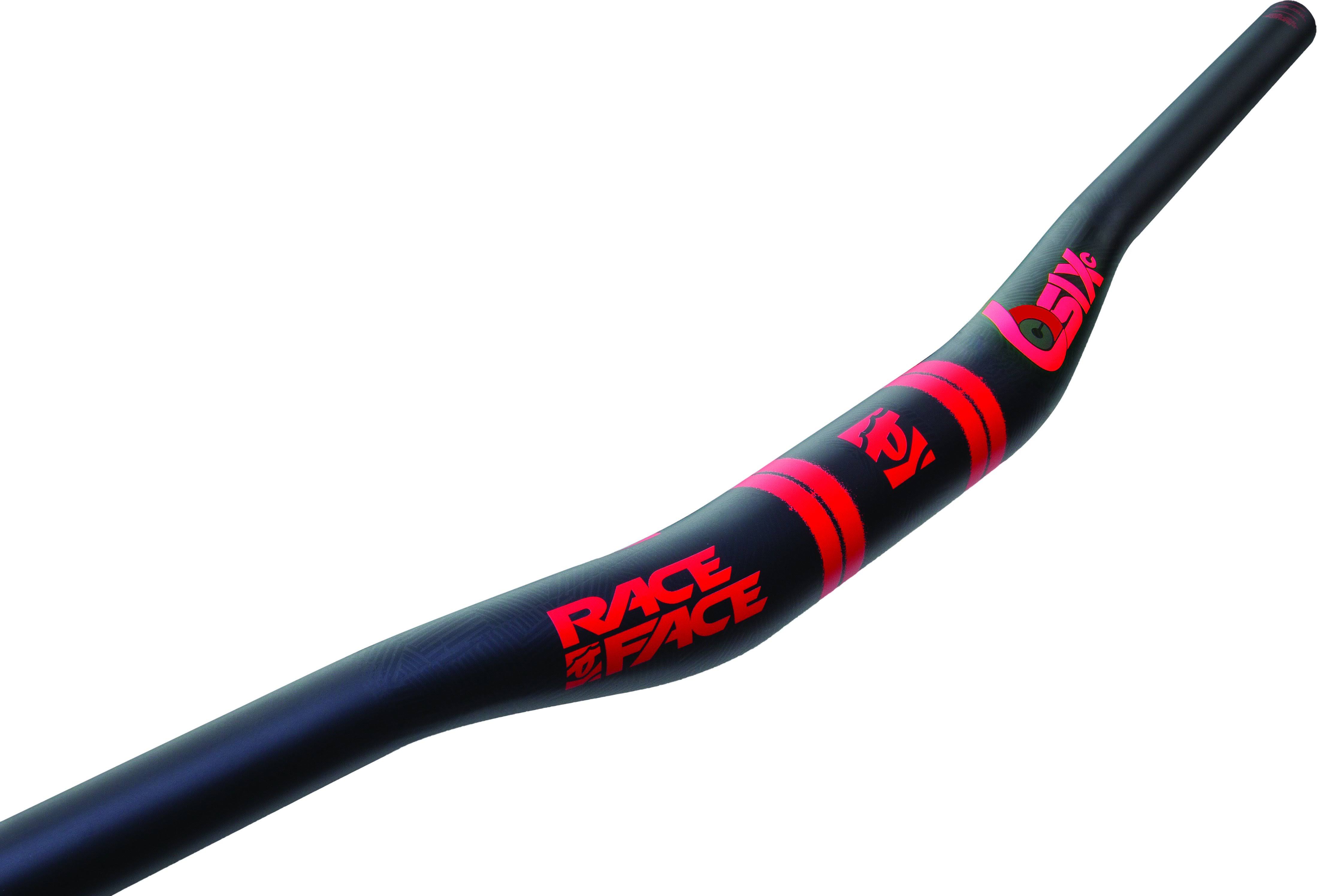 Race Face SixC 35 Riser Carbon Handlebar, 35 x 800mm 20mm Rise Red