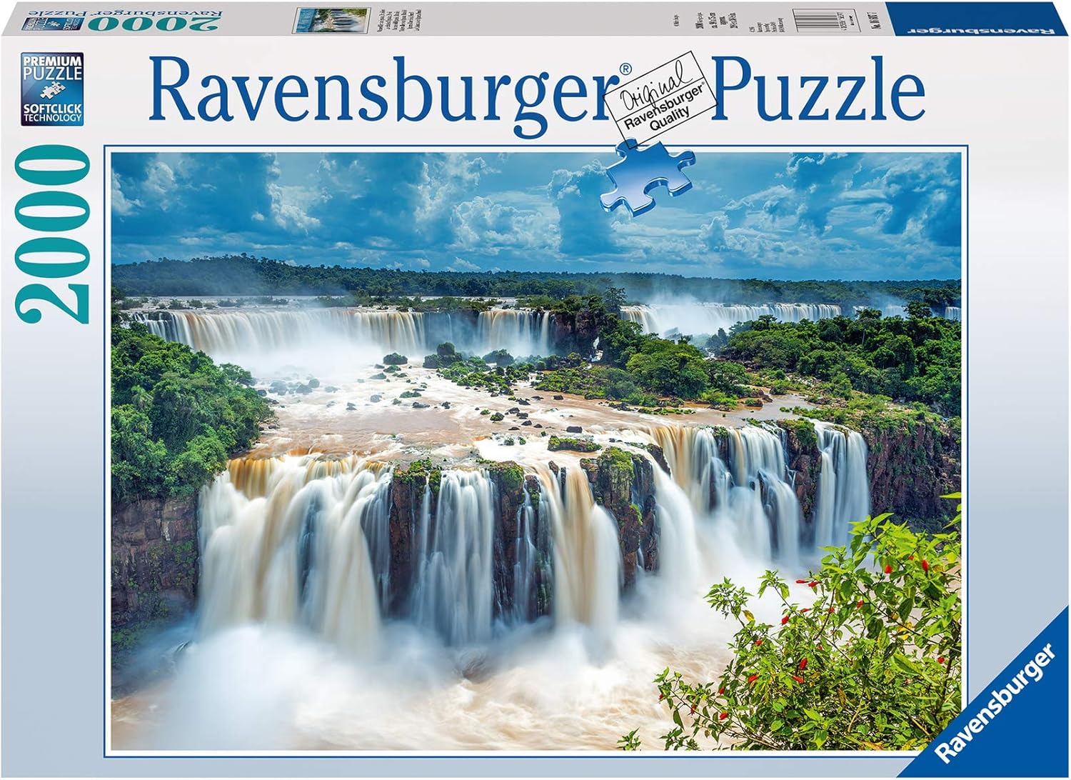 Ravensburger Waterfall Jigsaw Puzzle (2000 Piece) Pack of 2
