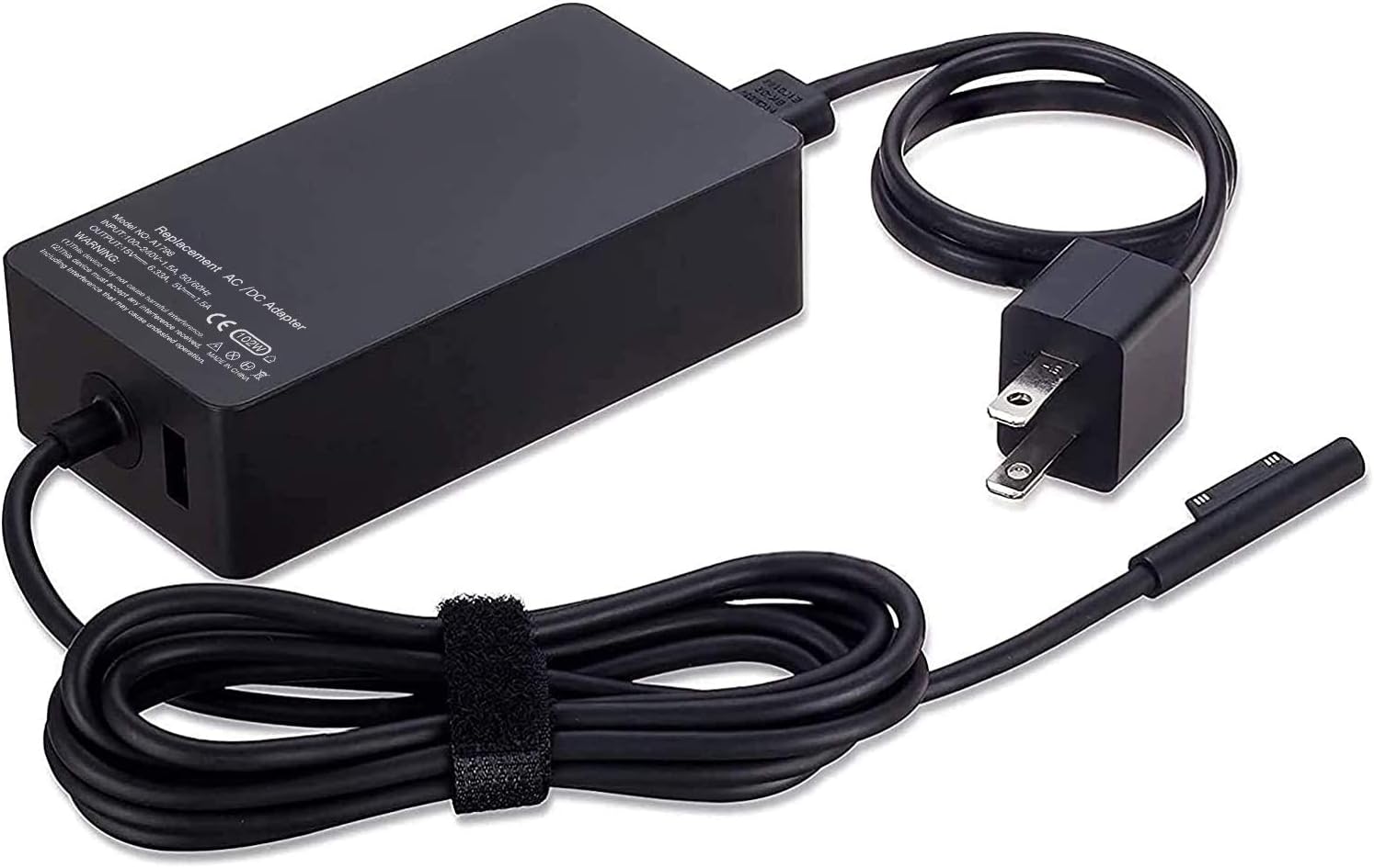 Surface Book Charger,102W 15V 6.33A Power Supply for Surface Book Surface Book 2 Surface Book 3 Surface Laptop 1/2/3 Surface Go/Go 2 Surface Pro 3 Pro 4 Pro 5 Pro 6 Pro 7 Pro X,with 6.2ft Power Cord Pack of 2