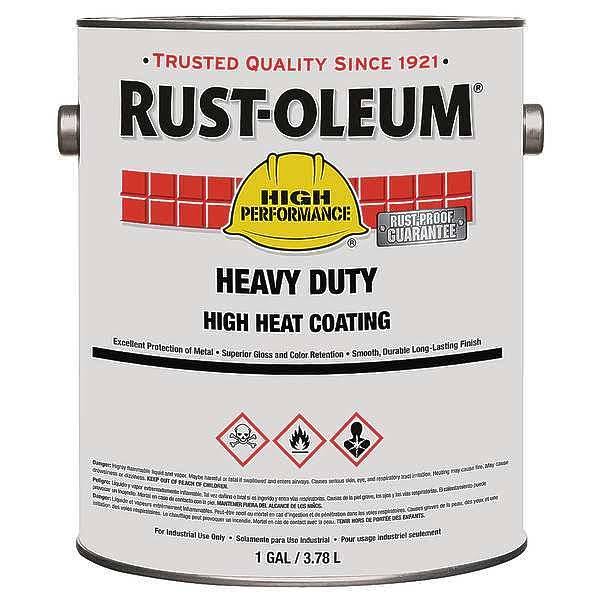 Rust-Oleum 286509 Heat Resistant Coating,Black,24hr