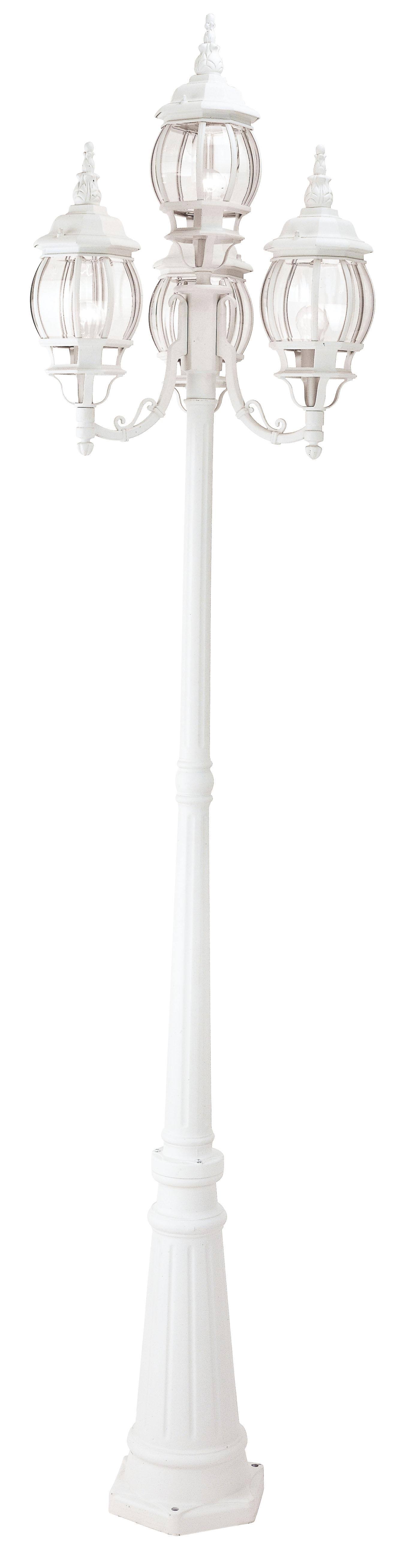 Livex Lighting 7711-03 Frontenac Outdoor 4 Head Post Light in White