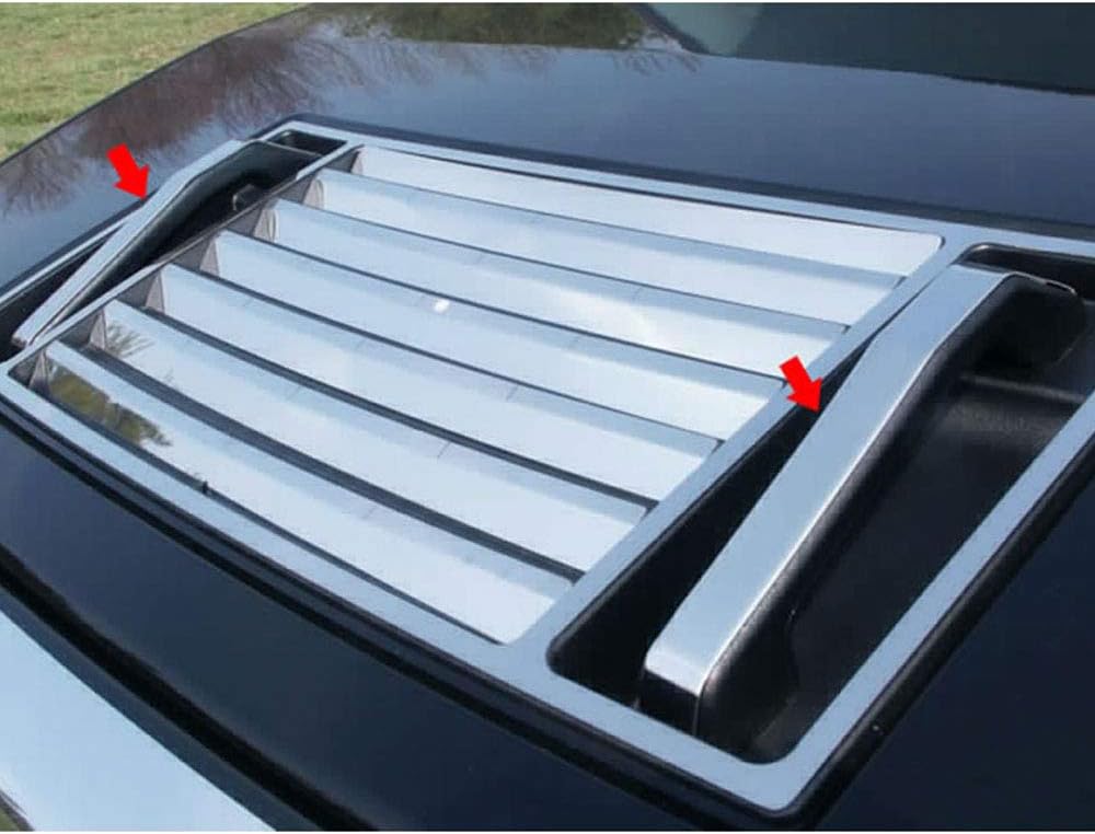 Elite Auto Chrome Stainless Steel Hood Handle Accent fits Hummer H2 2003-2009