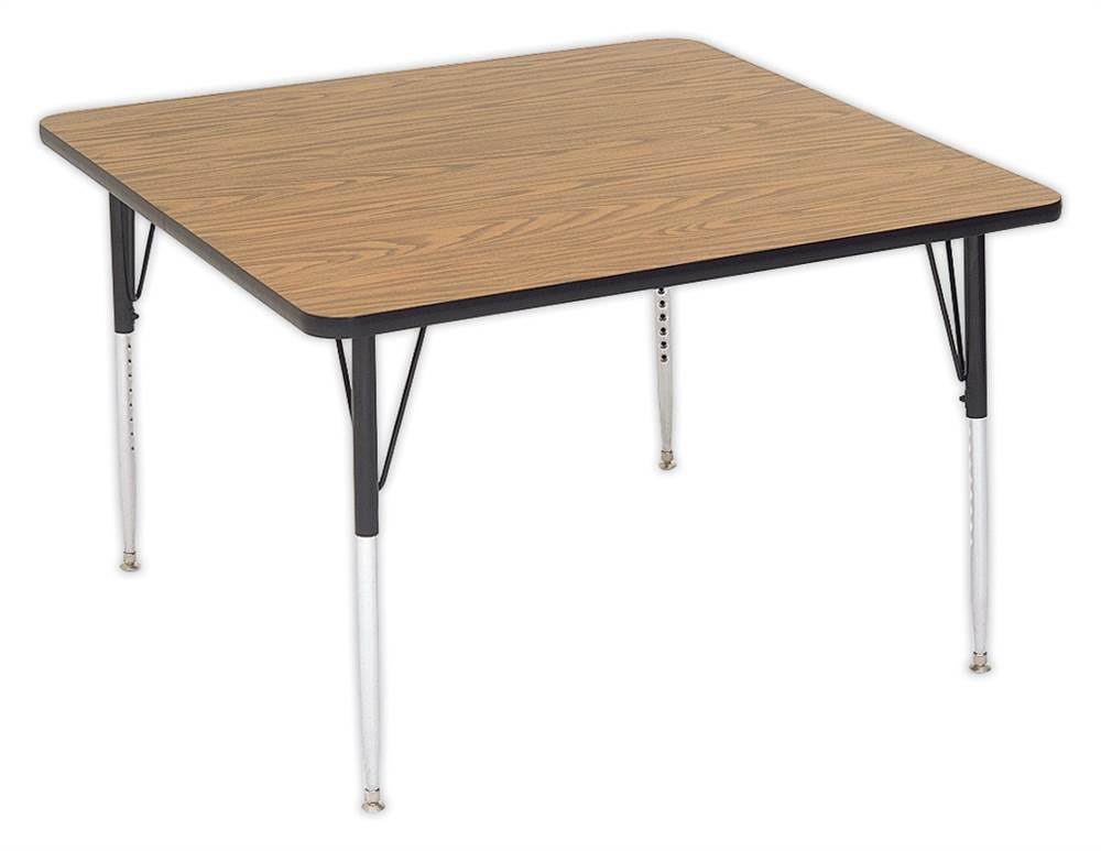 High Pressure Top Activity Table, Red - Square 42x42