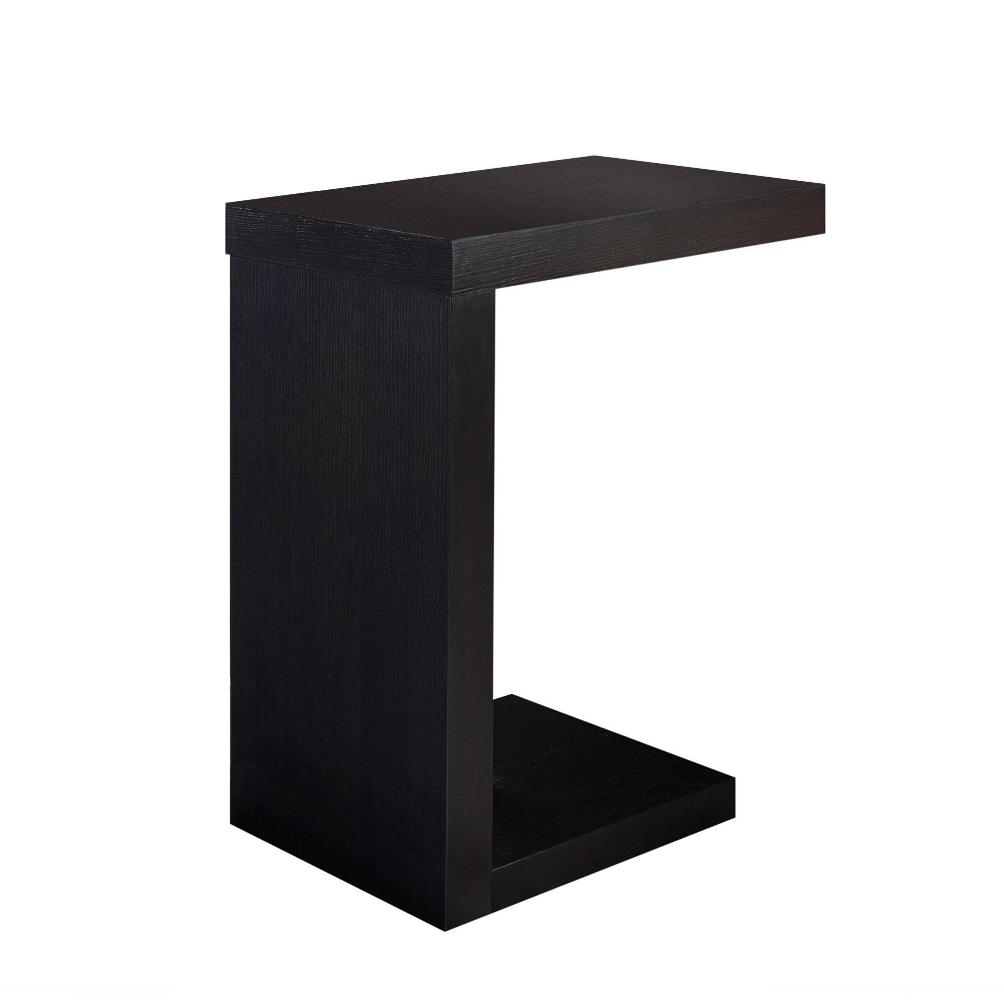 Monarch 2486 Cappuccino Modern Design Accent Table - Wood - Brown