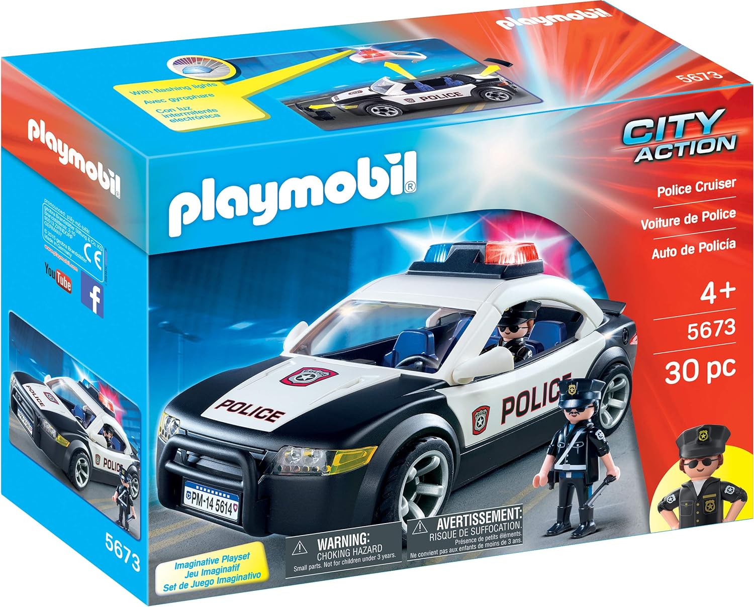 PLAYMOBIL Police Cruiser Pack of 2
